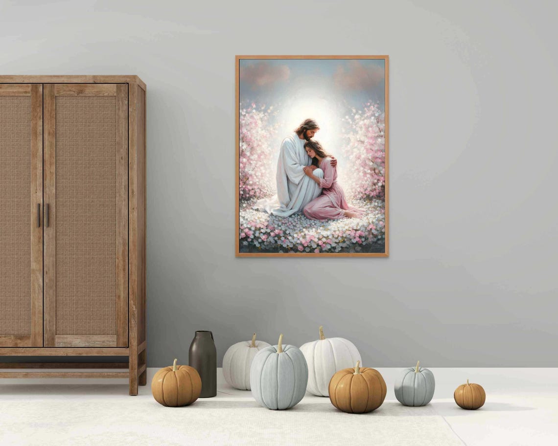Your Love Christian Painting Jesus And Girl Art Jesus Art Lds Art Bible Christian Art For Women Jesus Picture Jesus Jpg - Image 3