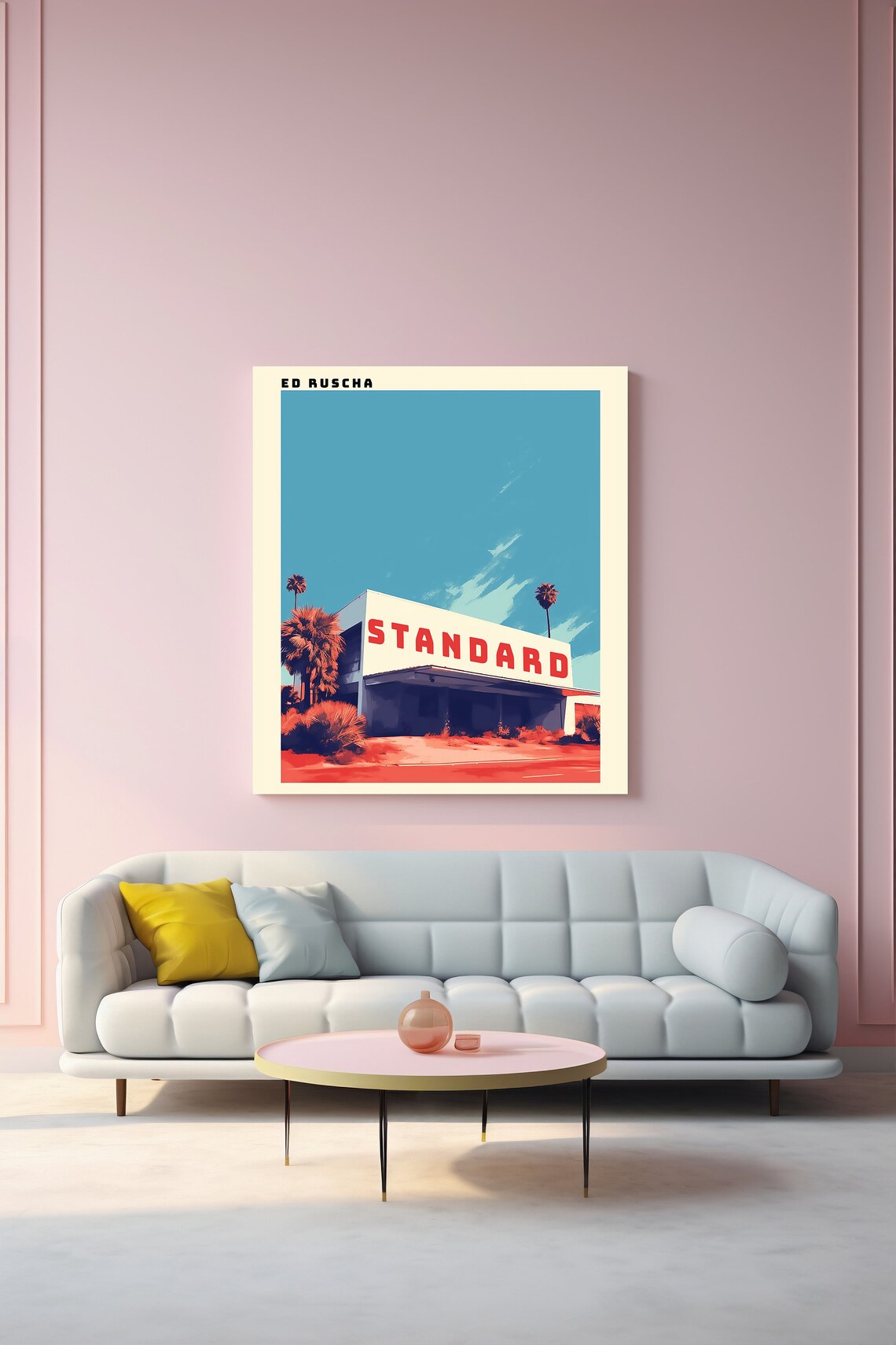 Ed Ruscha Gasoline Stations, Mid Century Art Print - Image 4