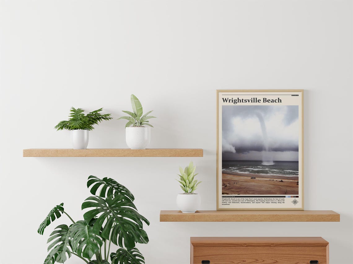 Travel Photography Wrightsville Beach Print Wrightsville Beach Art Wrightsville Beach Poster Wrightsville Beach North Carolina - Image 2