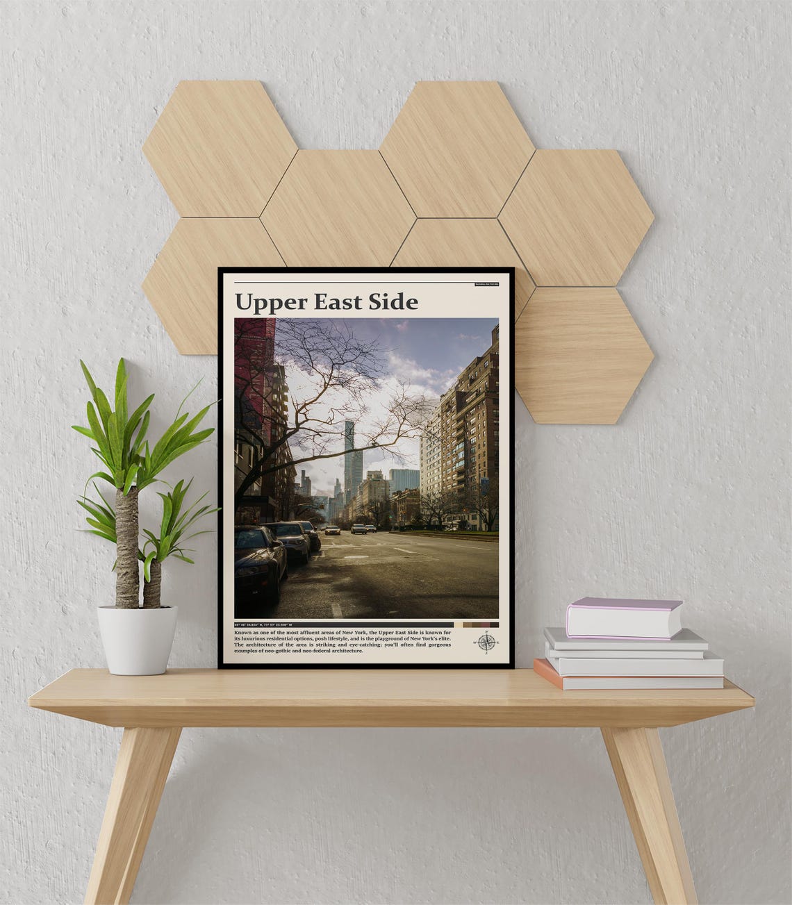 Upper East Side Manhattan Street With Classic Buildings Poster - Image 3