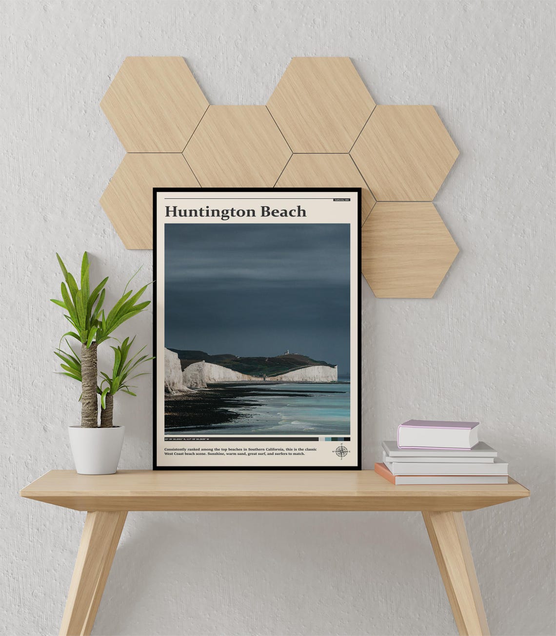 Travel Photography Huntington Beach Print Huntington Beach Art Huntington Beach Poster Huntington Beach Photo California Wall Decor - Image 3