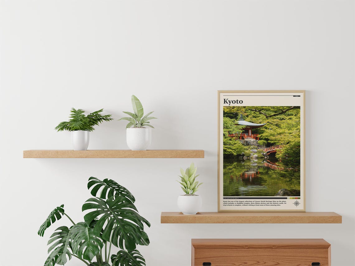 Travel Photography Kyoto Print Kyoto Wall Art Kyoto Poster Kyoto Photo Kyoto Poster Print Kyoto Wall Decor Japan Poster Print - Image 3