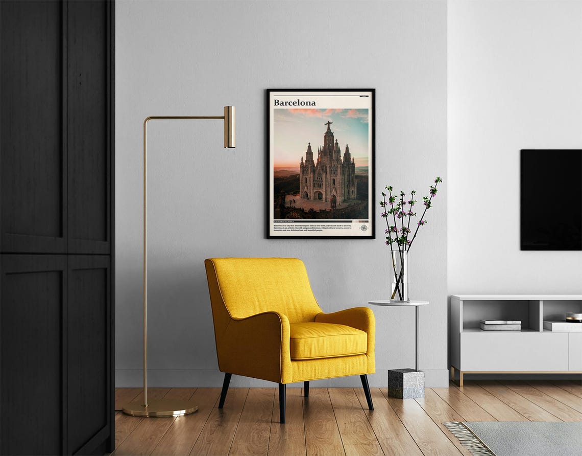 Travel Photography Barcelona Print Barcelona Wall Art Barcelona Poster Barcelona Photo Barcelona Poster Print Spain Barcelona - Image 3