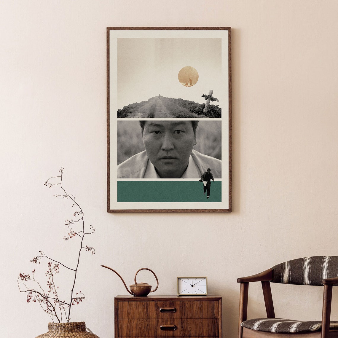 Memories Of Murder Inspired Poster Mid Century Modern Movie Poster Retro Movie Print Art Minimalist Korean Movie Poster - Image 2