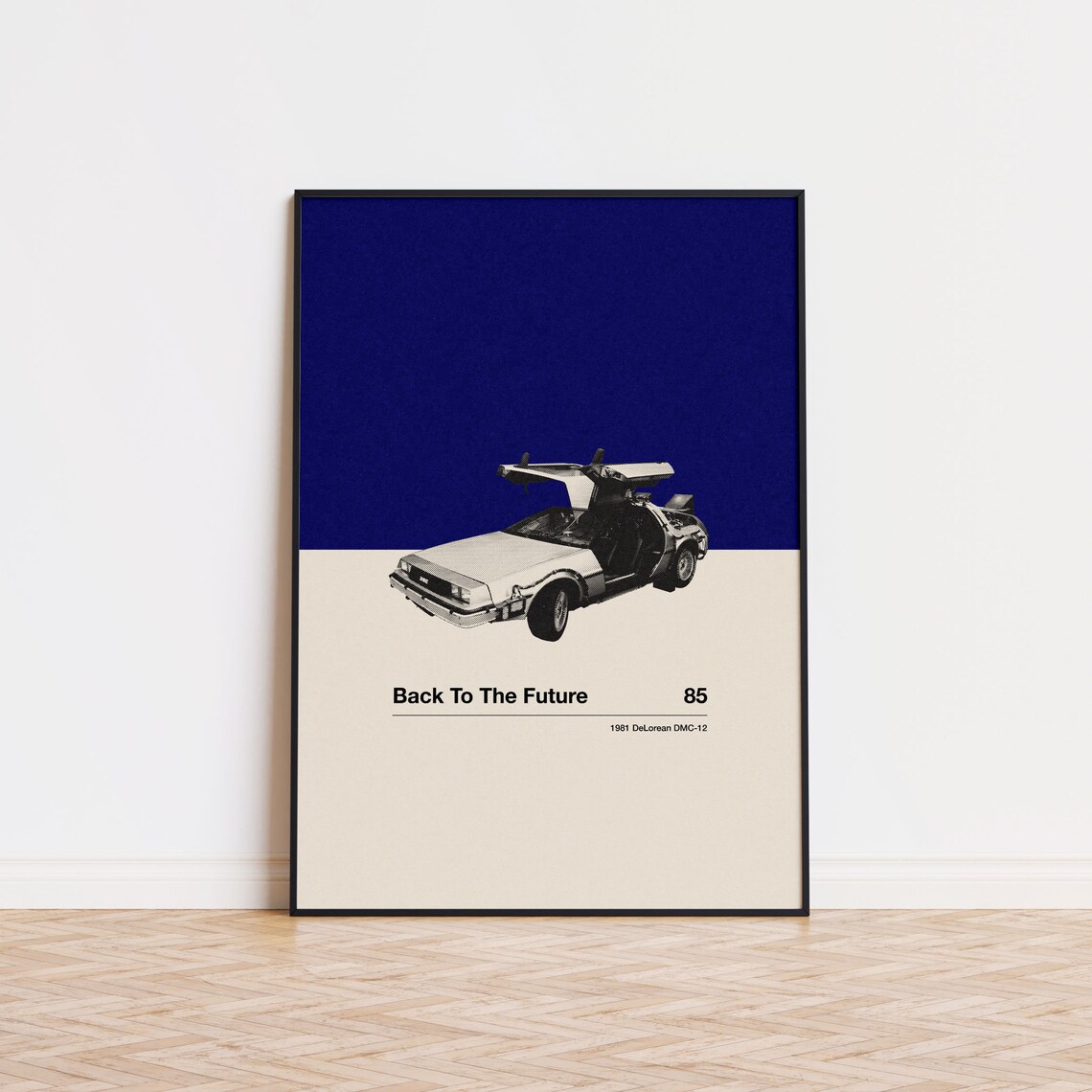 Back To The Future, Mid-Century Movie Art Print
