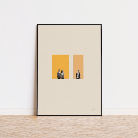 500 Days Inspired Poster, Mid-Century Modern Art Print