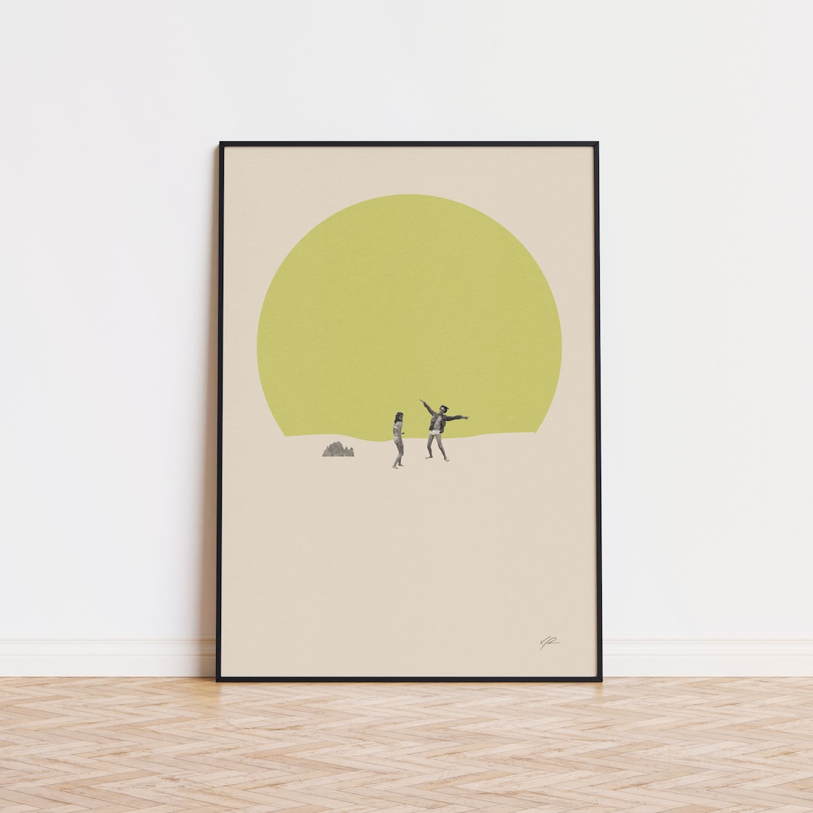 Moonrise Kingdom Inspired Poster, Minimalist Retro Print