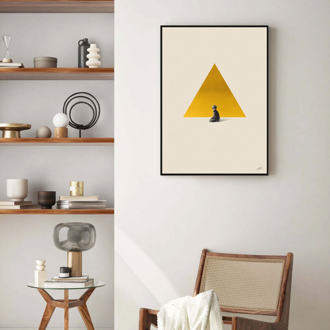 Midsommar-Inspired Minimalist Mid-Century Poster - Image 4