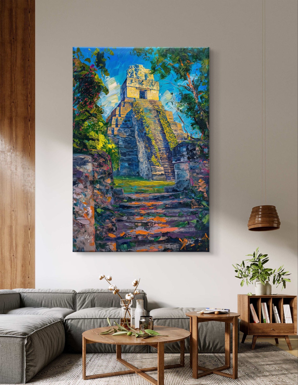 Tikal Mayan Temple Jungle Ruins Guatemala Ancient Heritage Art Poster - Image 4