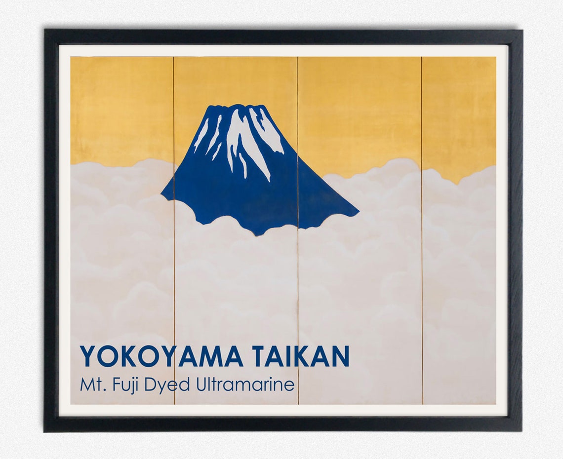 Mount Fuji Painting Modern Japanese Art Capture The Majestic Beauty Of Mount Fuji With This Modern Japanese Art Poster Japans National Park