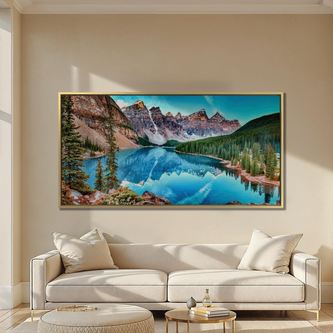 Banff National Park, Canadian Mountain Lake Art Print - Image 5