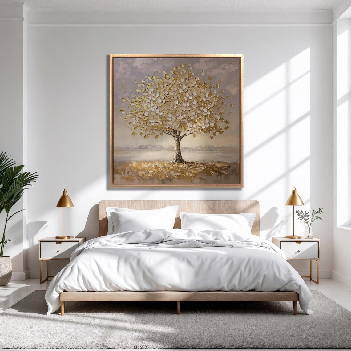 Elegant Golden Tree Wall Art, Nature Inspired Poster - Image 4