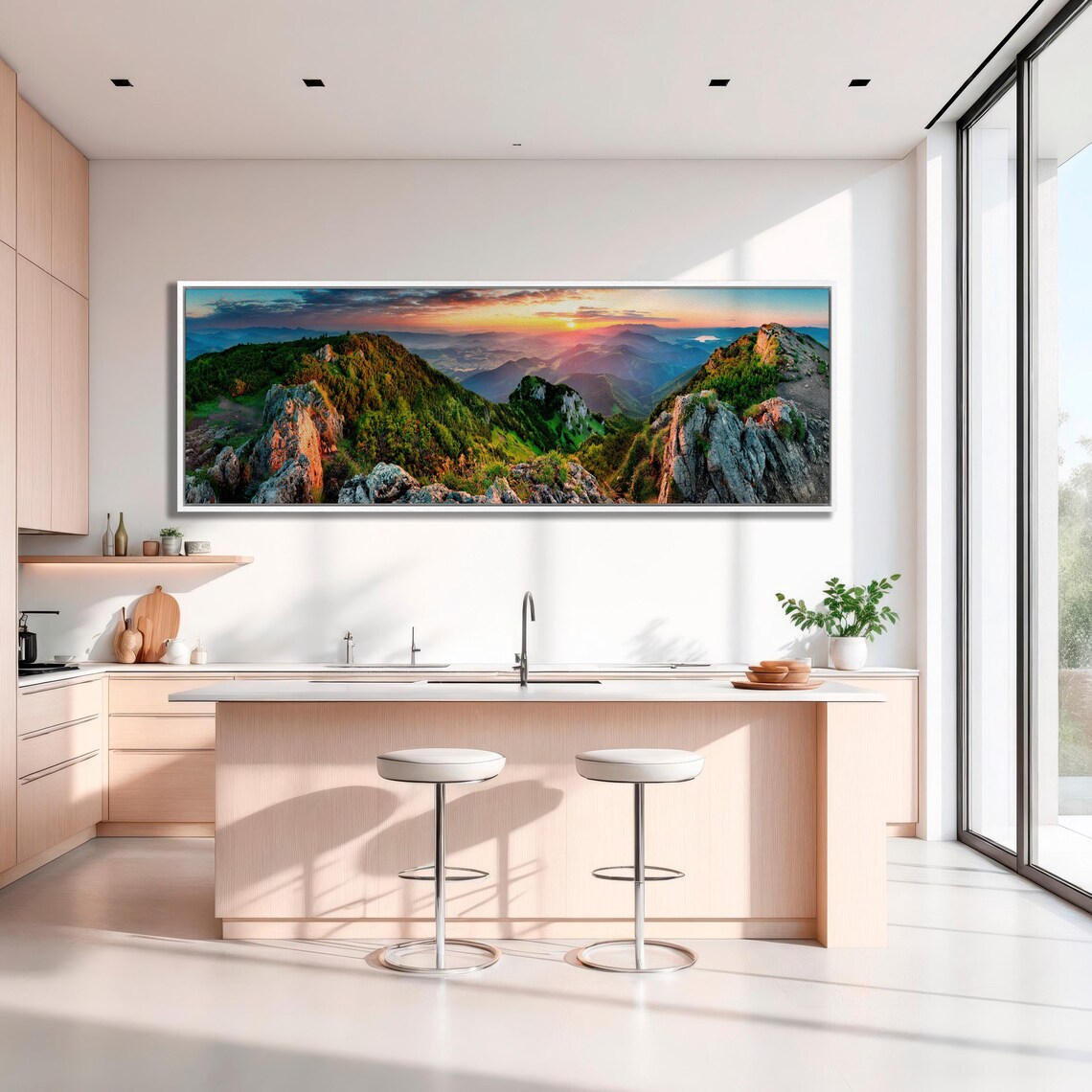 Slovakia Mountain Valley Sunrise Landscape Art Print - Image 2