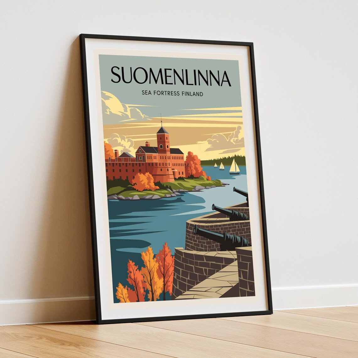 Suomenlinna Sea Fortress, Helsinki UNESCO Site Art Print - Image 3