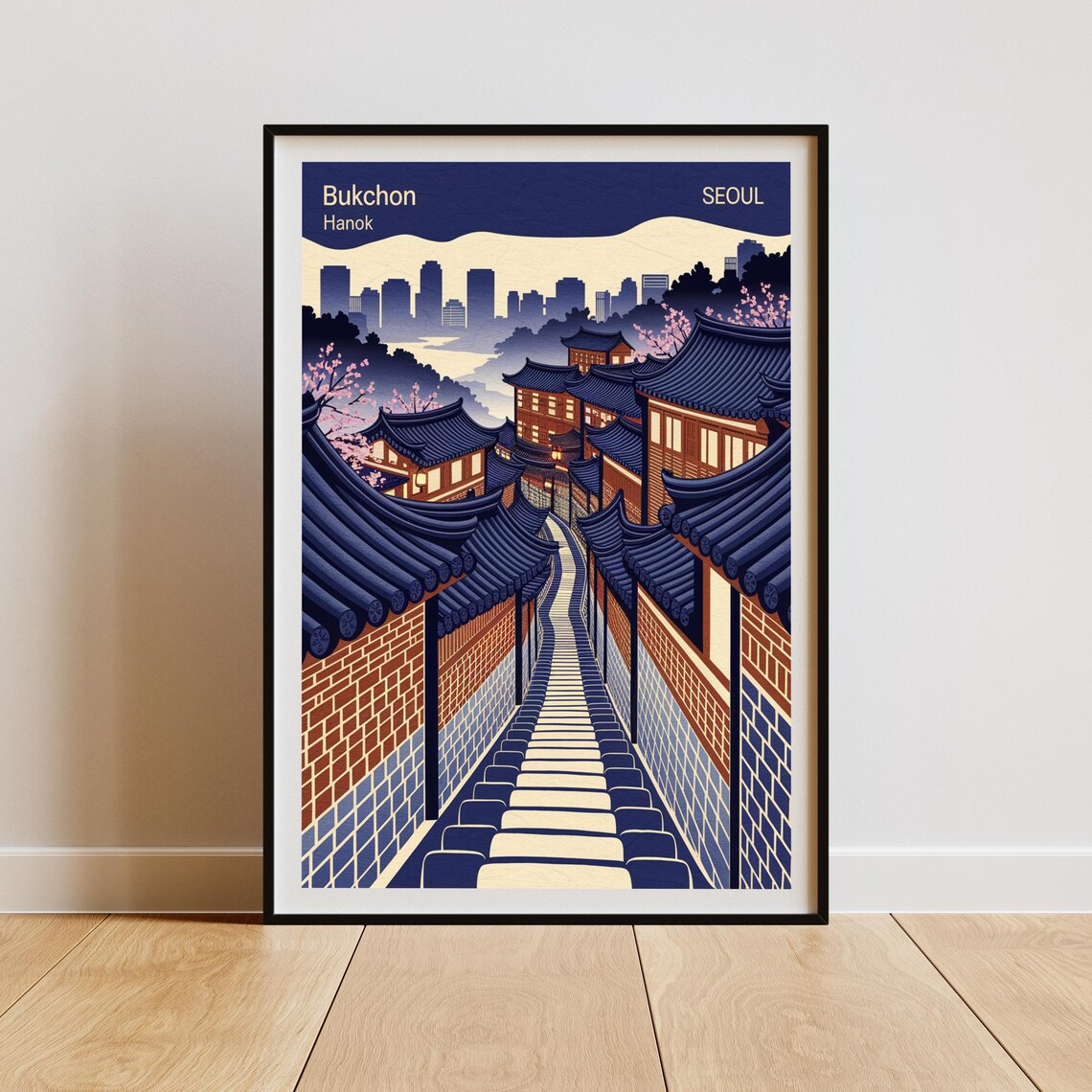Bukchon Hanok Village, Seoul Travel Poster - Image 2