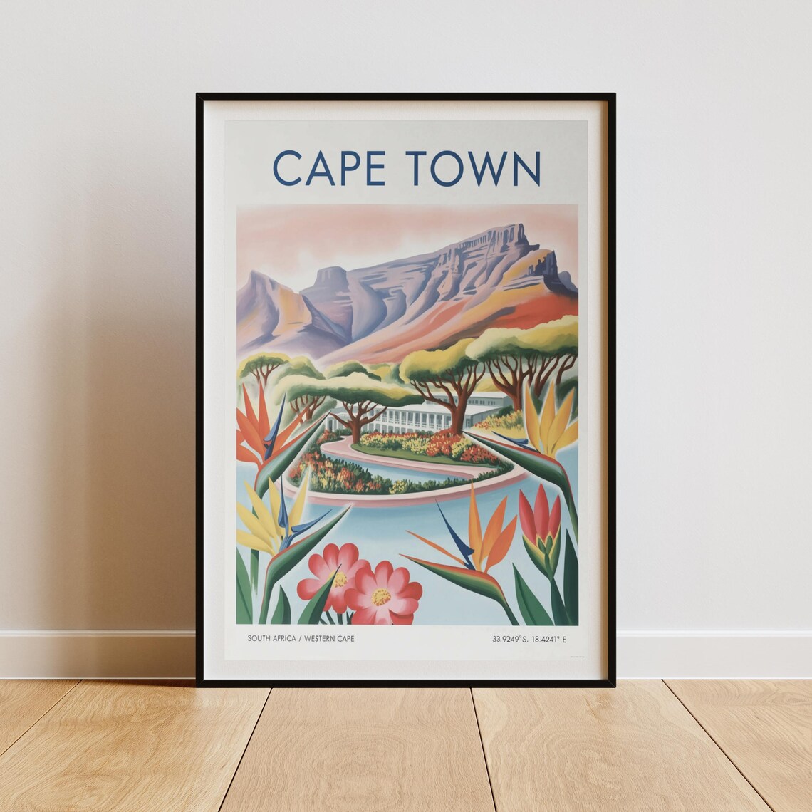 Kirstenbosch Gardens, Cape Town Vintage Travel Poster - Image 5