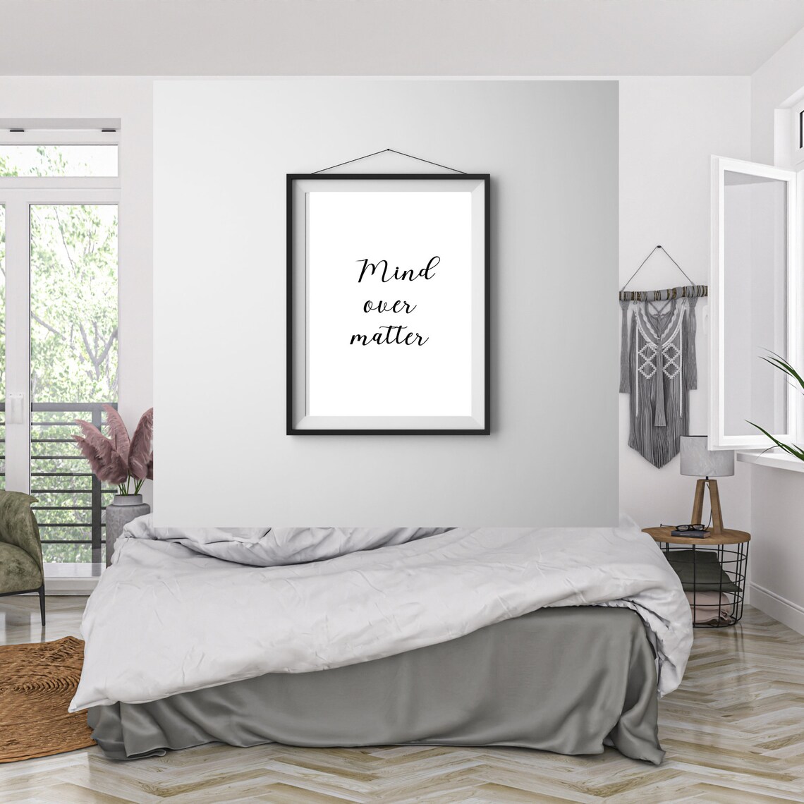 Mind Over Matter Inspirational Quote Art - Image 4