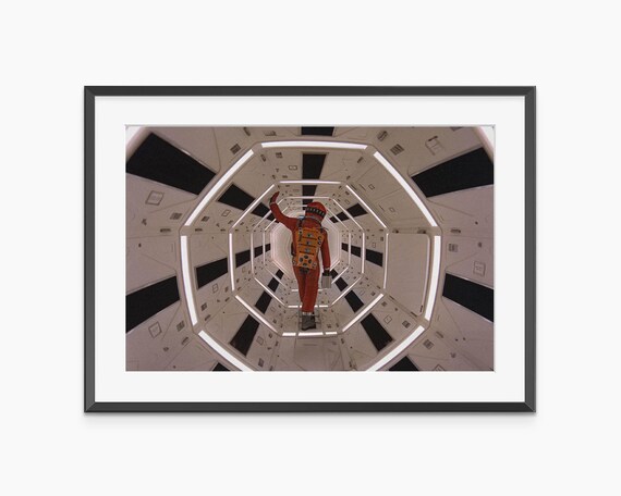 2001 A Space Odyssey Astronaut Centrifuge Iconic Movie Scene Poster