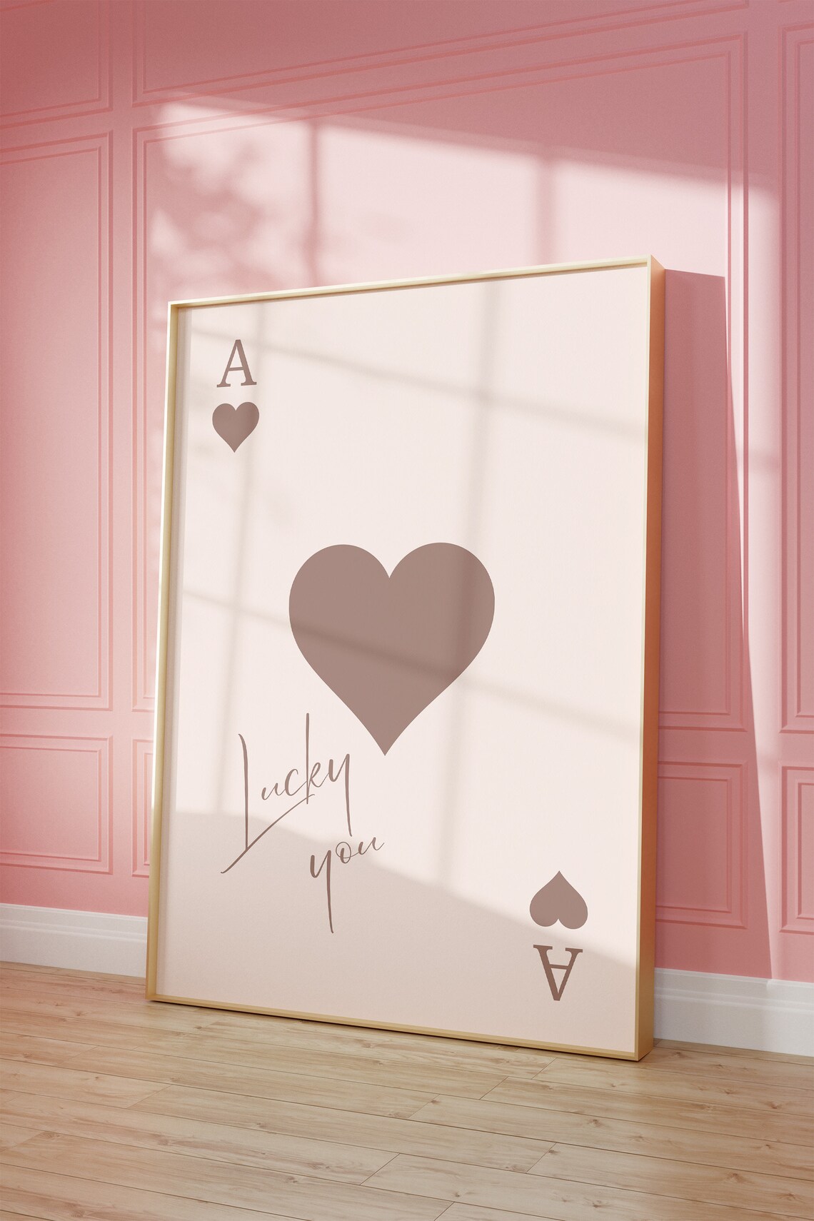 Ace Of Hearts Retro Art Print, Preppy Y2k Decor - Image 3