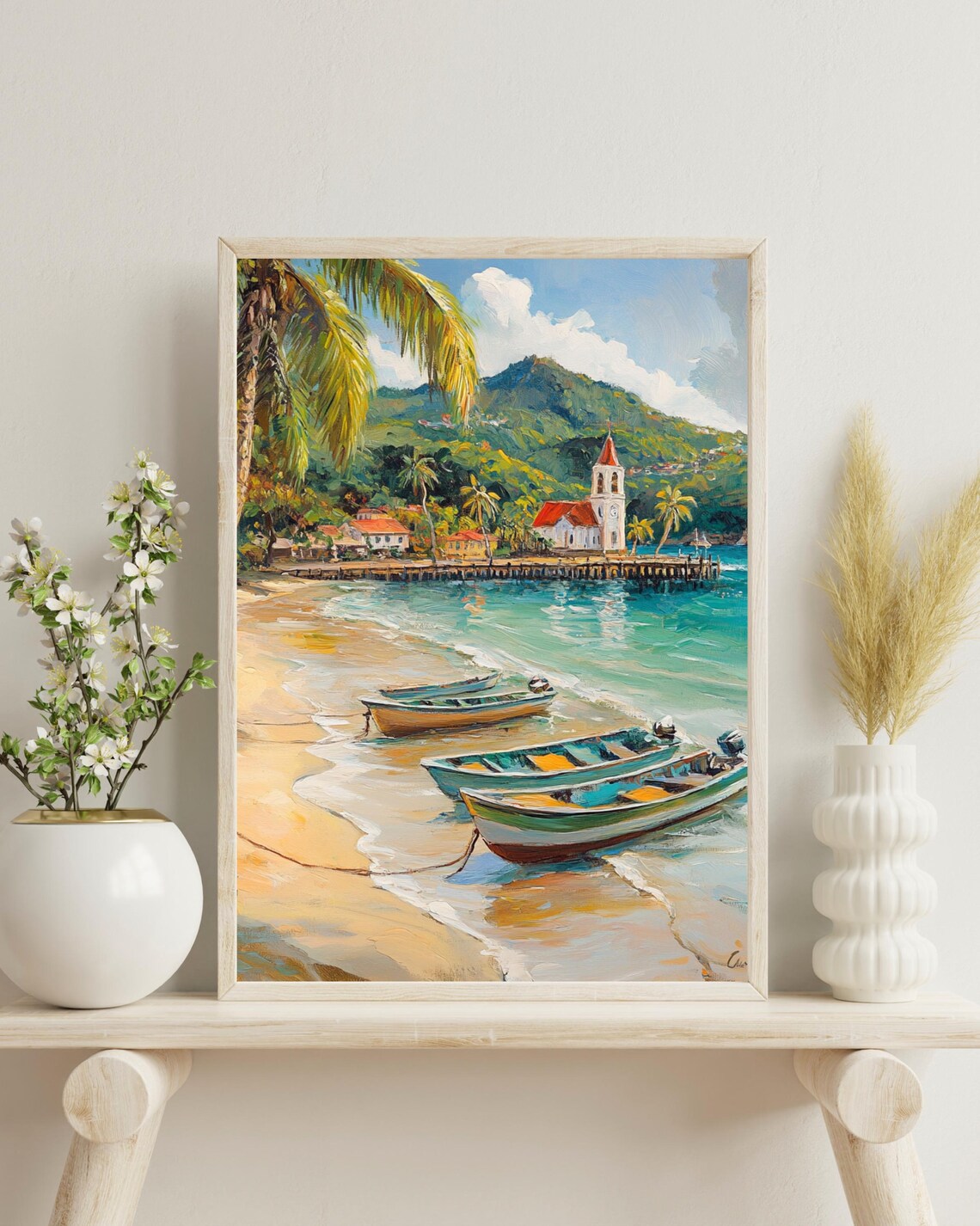 Martinique Martinique - Minimalist Travel Poster