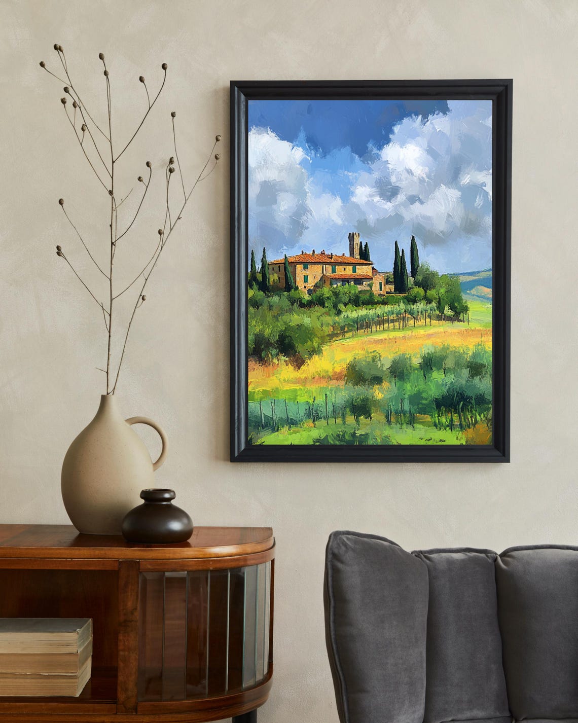 Tuscany Poster Tuscany Travel Print Italy Print Italy Poster Tuscan Wall Decor Italy Art Tuscany Art Italy Lover Gift Christmas Gift - Image 2