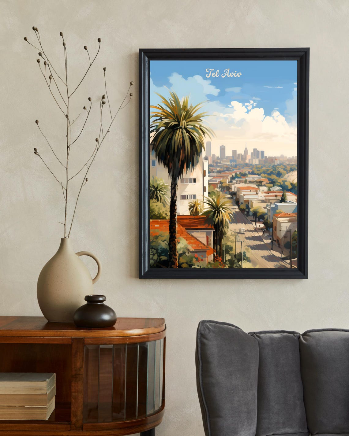 Tel Aviv Israel Travel Poster, Travel Gift - Image 2