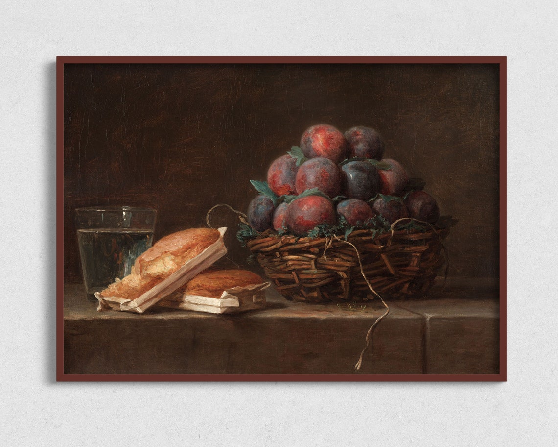Still Life Vintage Art Painting
