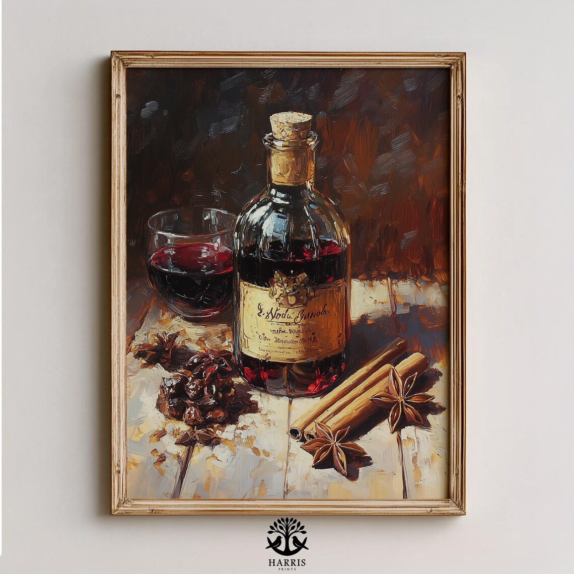 Cozy Mulled Wine Still Life With Cinnamon And Star Anise Art Poster