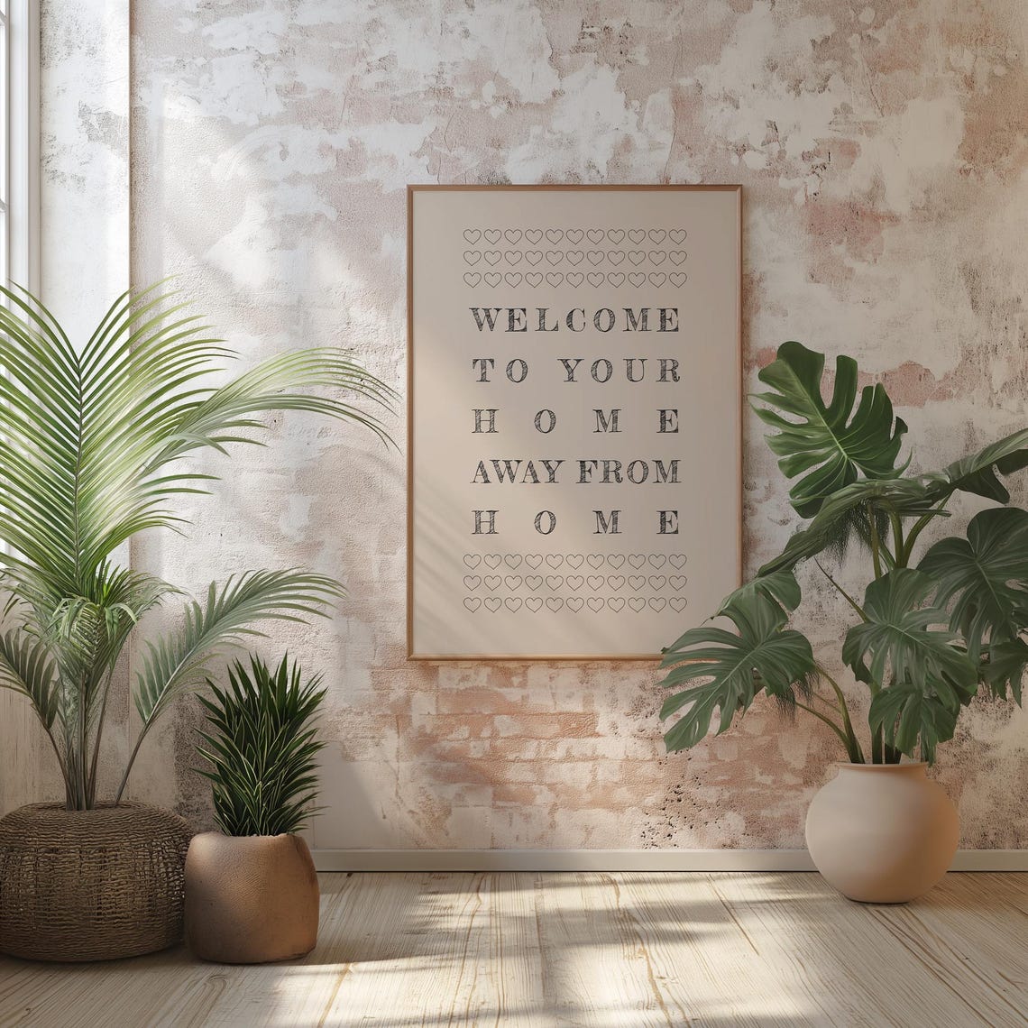 Welcome To Your Home Away From Home Airbnb Guest Room Poster - Image 2