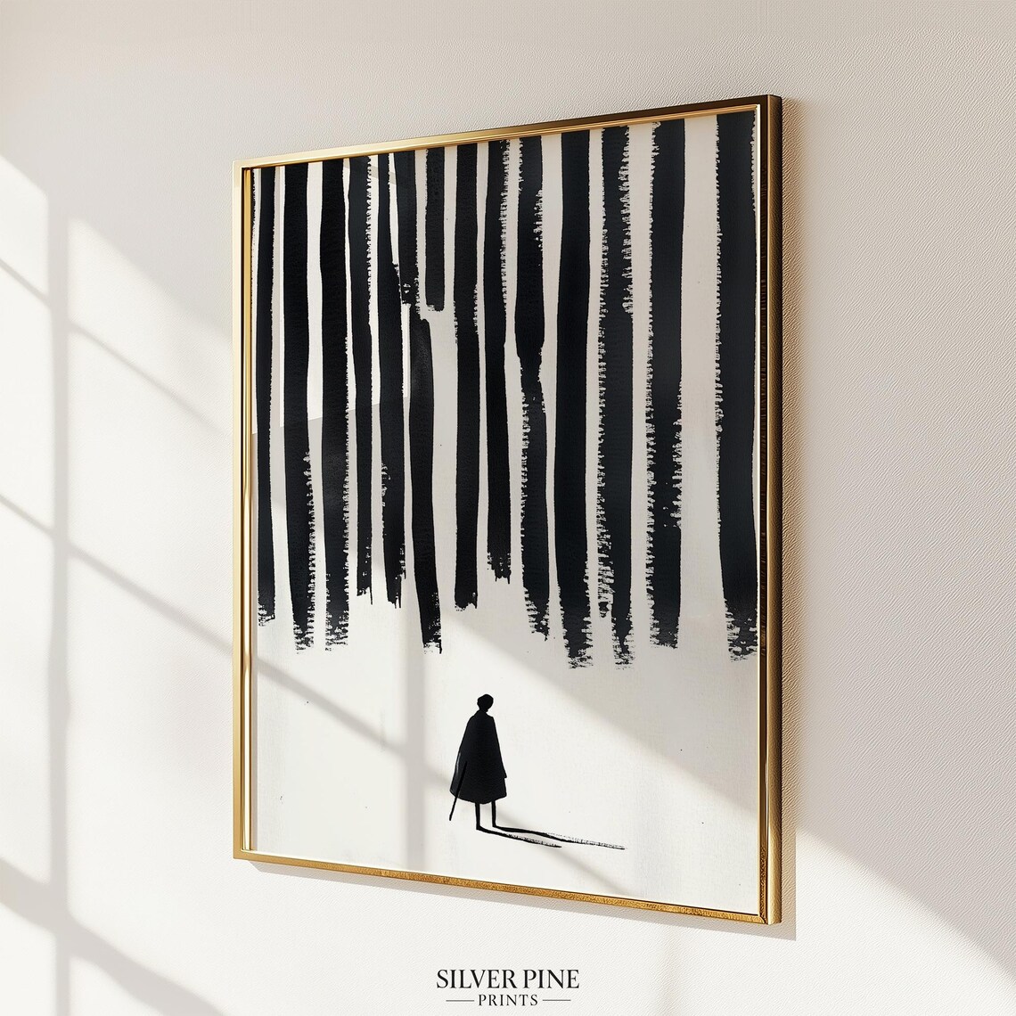 Minimalist Line Art, Abstract Female Silhouette - Image 2
