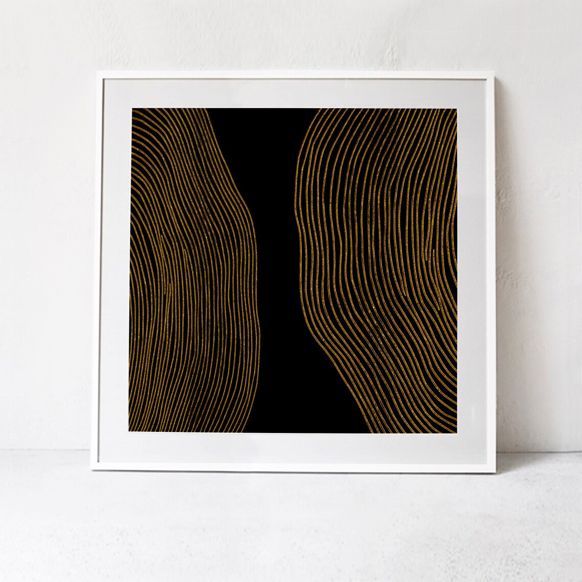 Abstract Line Art, Scandi Boho Wall Art Print - Image 2