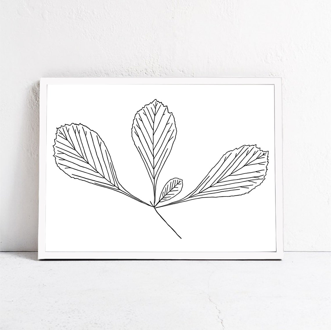Minimalist Botanical Illustration Art Print - Image 3
