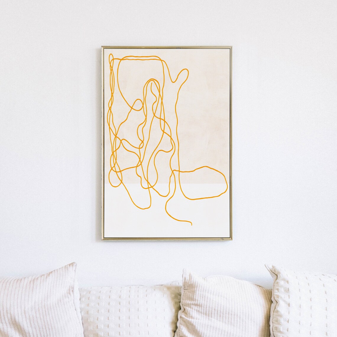 Abstract Line Drawing, Minimal Line Art Poster - Image 2