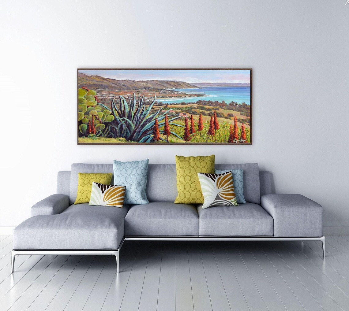 Santa Barbara Goleta Landscape Art Print, The Good Land - Image 3