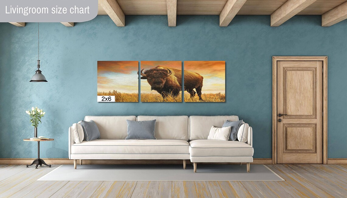 Bison Photography Print, Buffalo Wildlife Art - Image 4