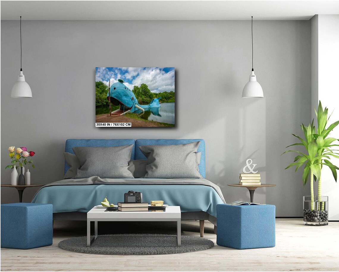 Blue Whale of Catoosa, Route 66 Travel Poster - Image 5