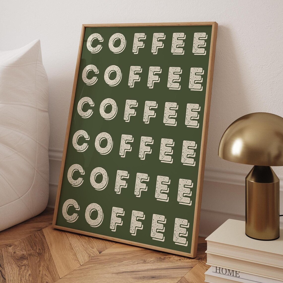 Coffee Typography Poster, Aesthetic Kitchen Wall Art - Image 4