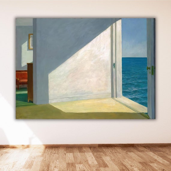 Edward Hopper Edward Hopper Prints Rooms By The Sea By Edward Hopper Painting Exhibition Poster Vintage Art Reproduction Decor