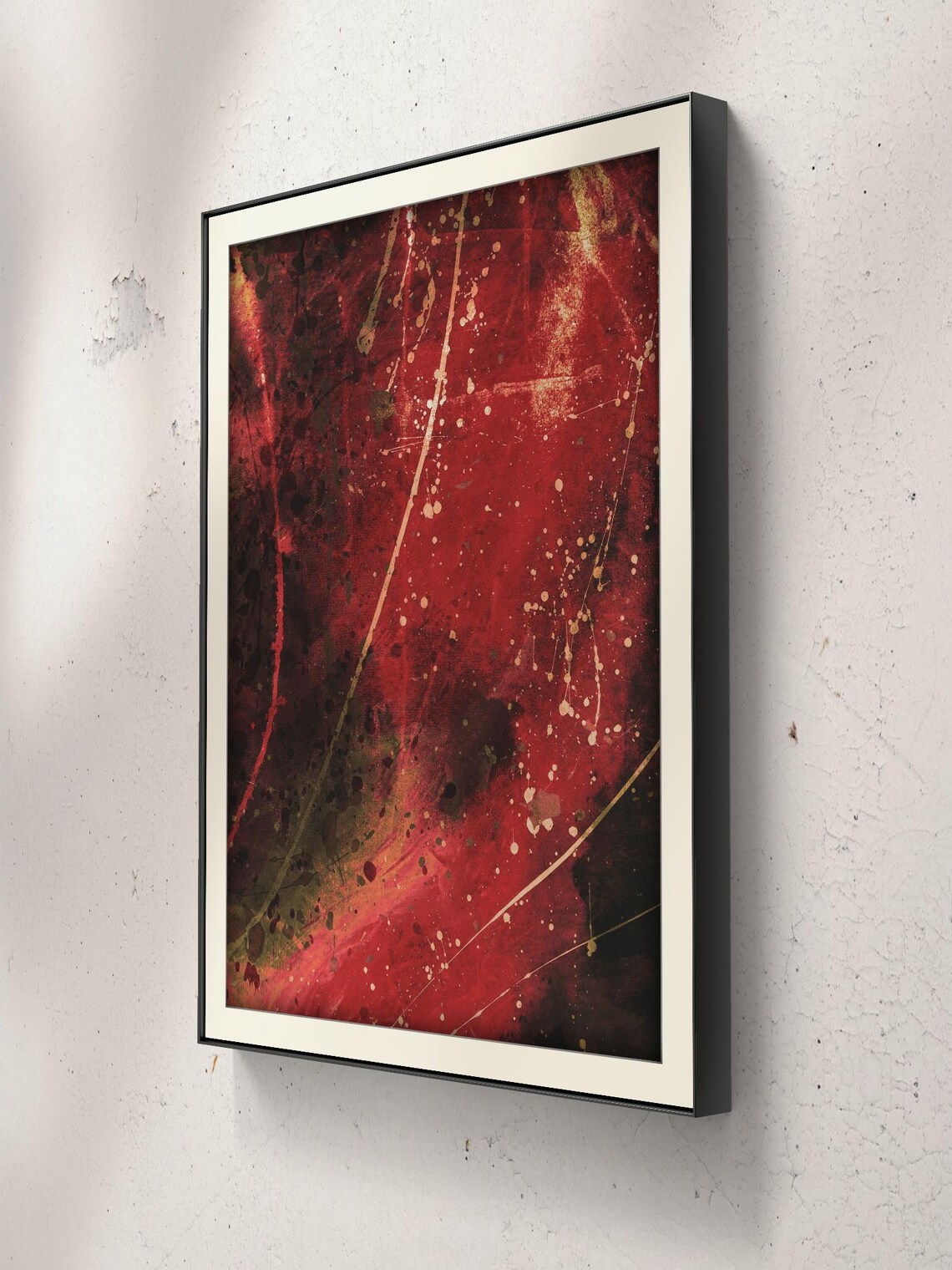 Abstract Nature Mixed Media Artwork, Color Explosion - Image 2