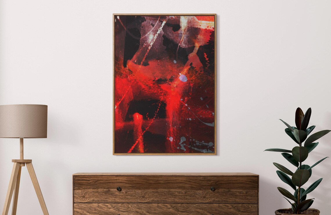 The Vastness Of Space, Mixed Media Abstract Painting - Image 3