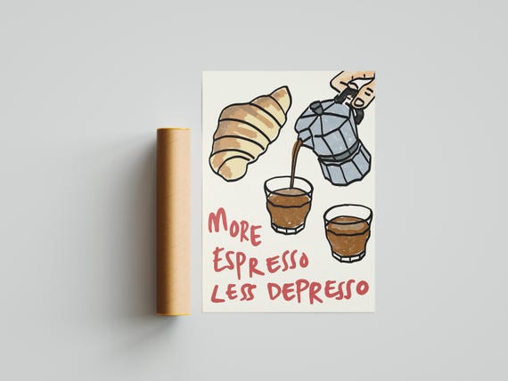 Coffee Coffee Poster Art Vintage Poster Retro Poster Room Decor Home Decor Wall Decor Famous Wall Art