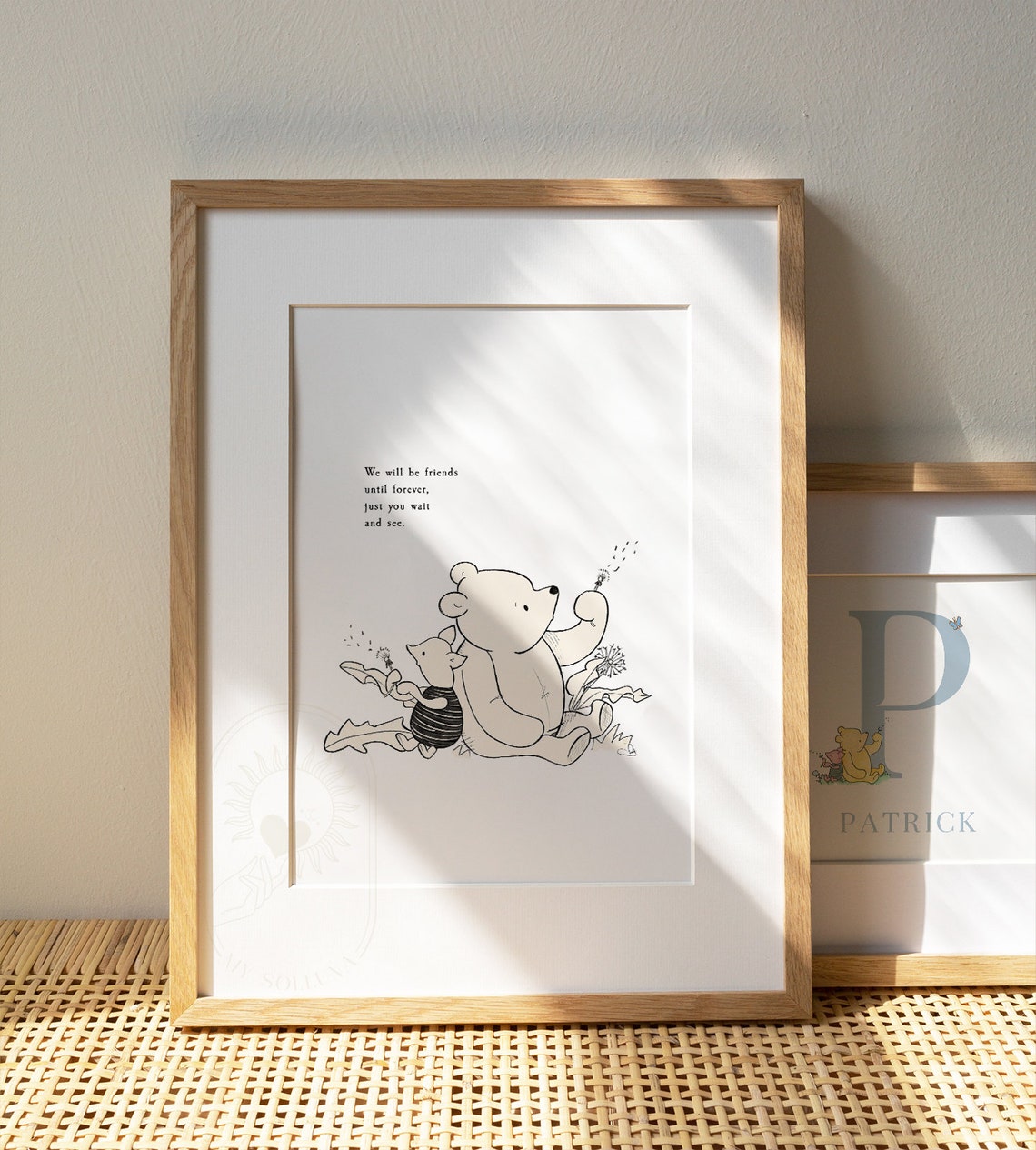 Winnie the Pooh We Will Be Friends Until Forever Just You Wait Poster - Image 2