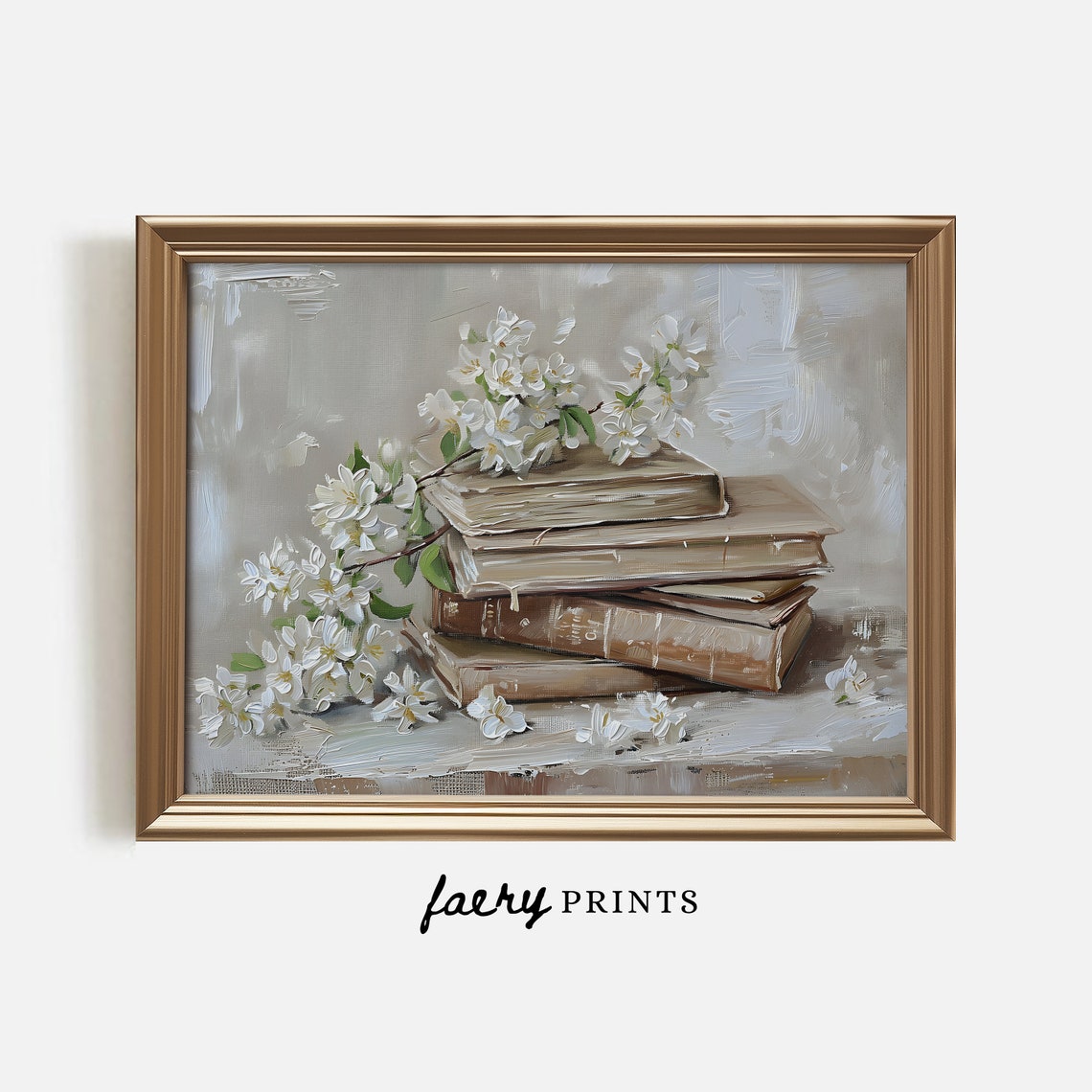 Light Academia Stack Of Books Art Print - Image 5