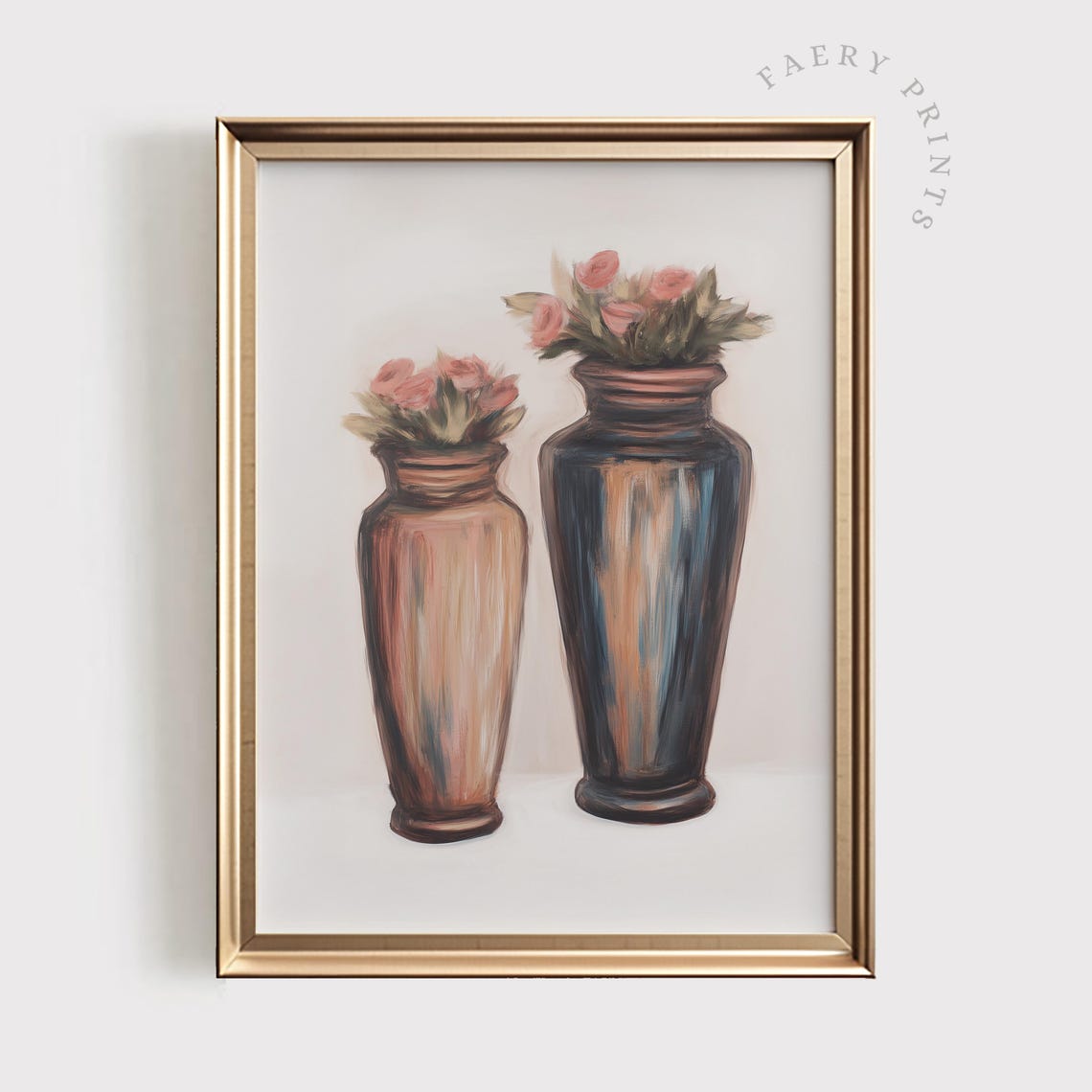 Rustic Vase Floral Boho Wall Decor - Image 5