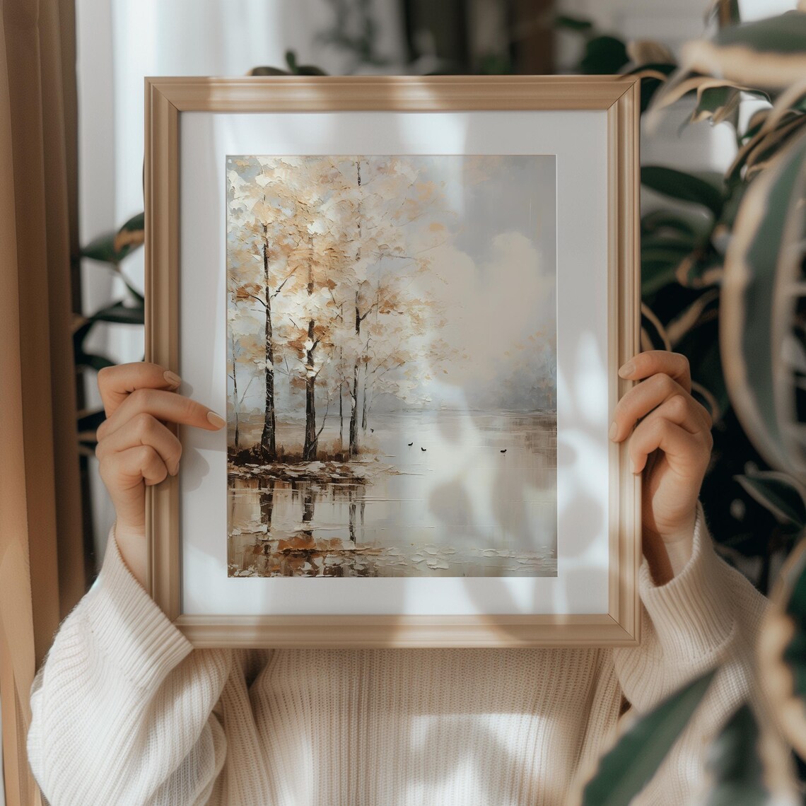 Autumn Farmhouse Fall Landscape Art Print - Image 5