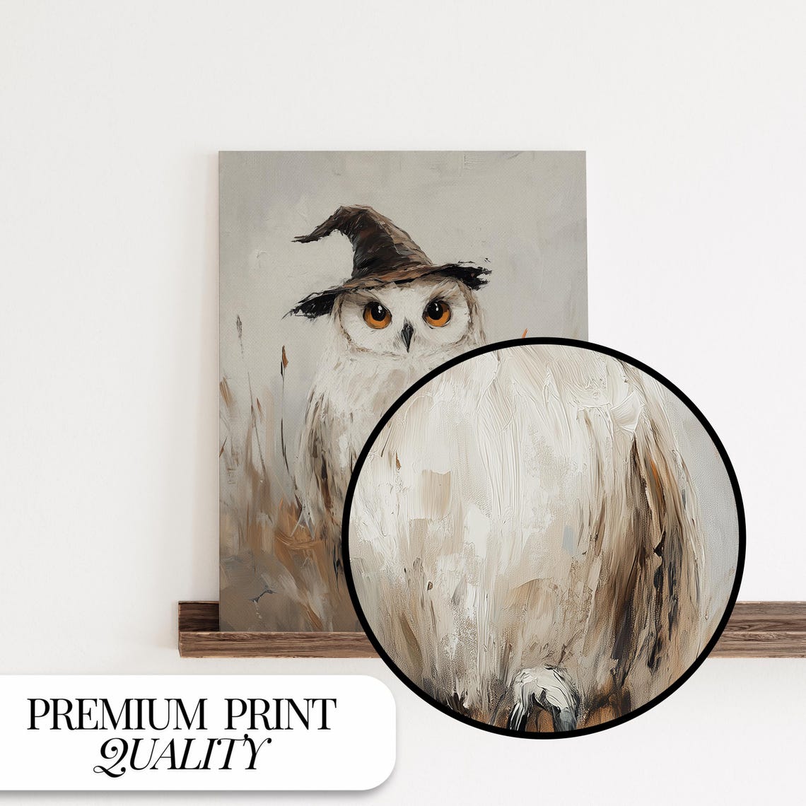 Owl Print, Halloween Witchy Fall Decor - Image 4