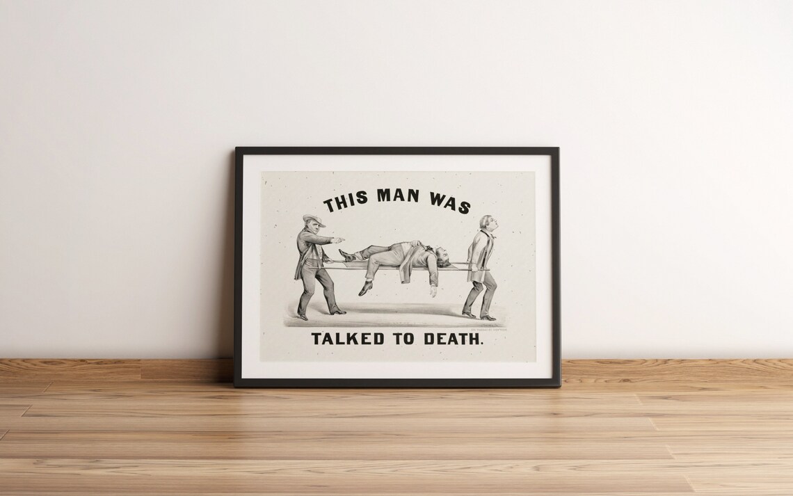 Vintage Funny Retro Aesthetic Poster Print - Image 2