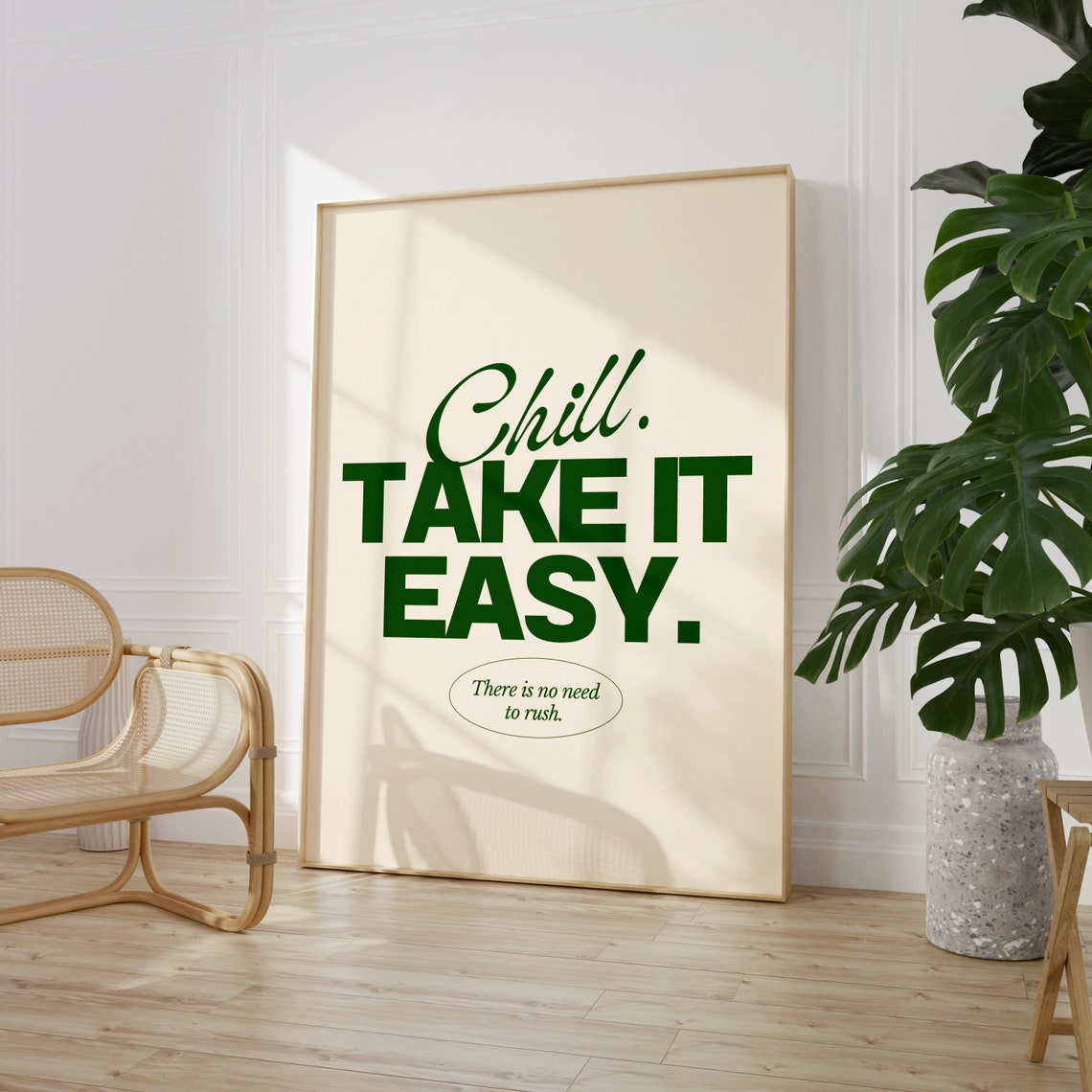Take It Easy Vintage 70s Style Poster - Image 2