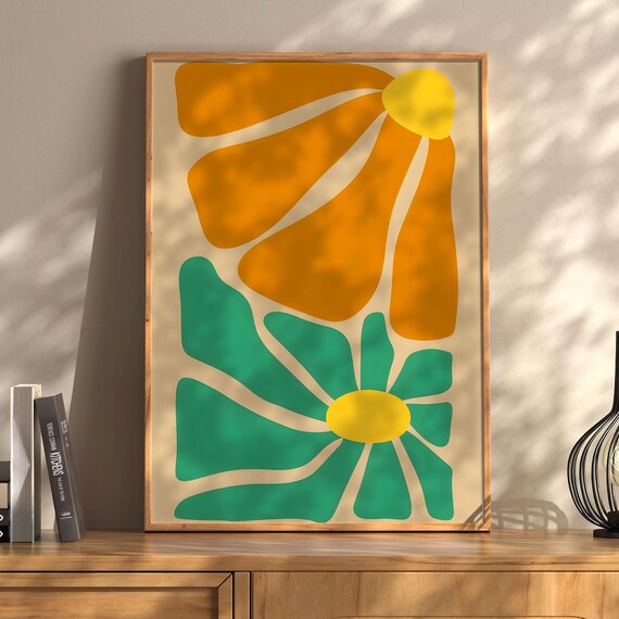Henri Matisse Flower Boho Style Exhibition Poster Eclectic Prints Gallery Wall Art Retro Trendy Instant