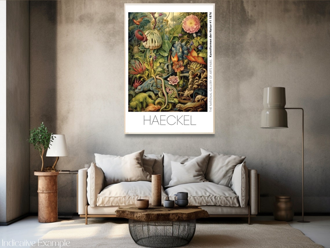 Haeckel Inspired Reptiles Flora Kunstformen Der Natur Poster - Image 3